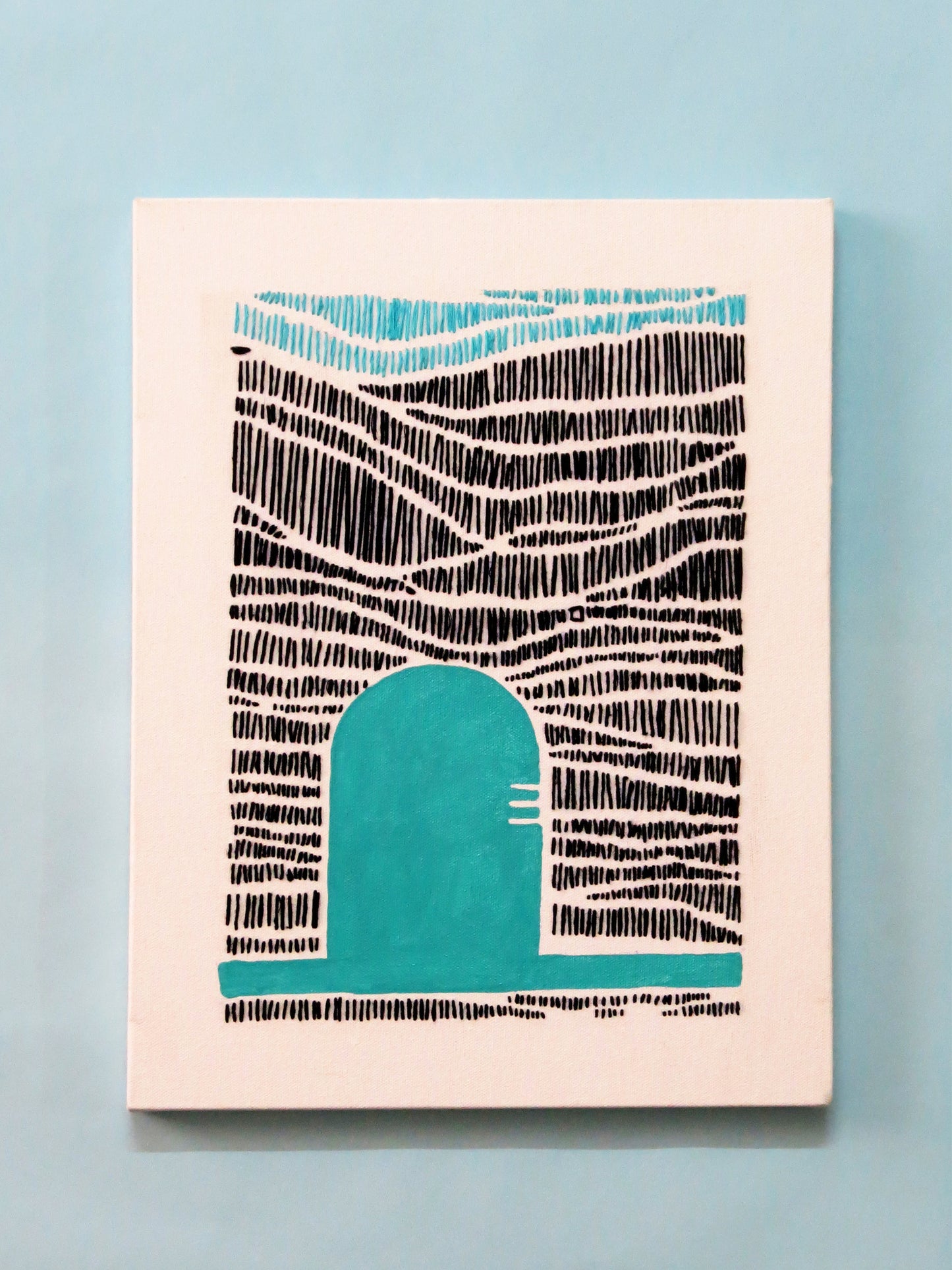 'One is Infinite' Wall Decor Collection: Hand Embroidered and Hand Painted Spiritual Masterpieces