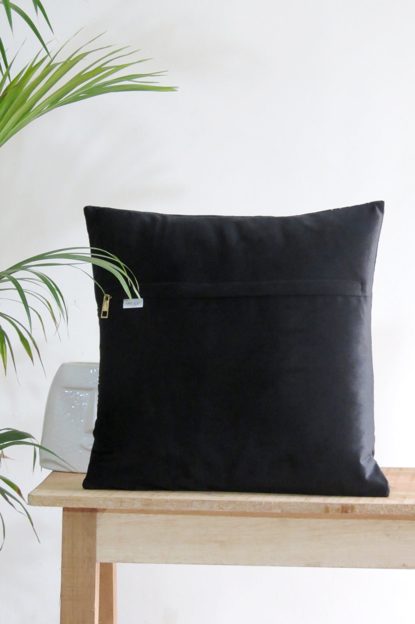 Dark Fantasy Black velvet cushion covers Set of 5