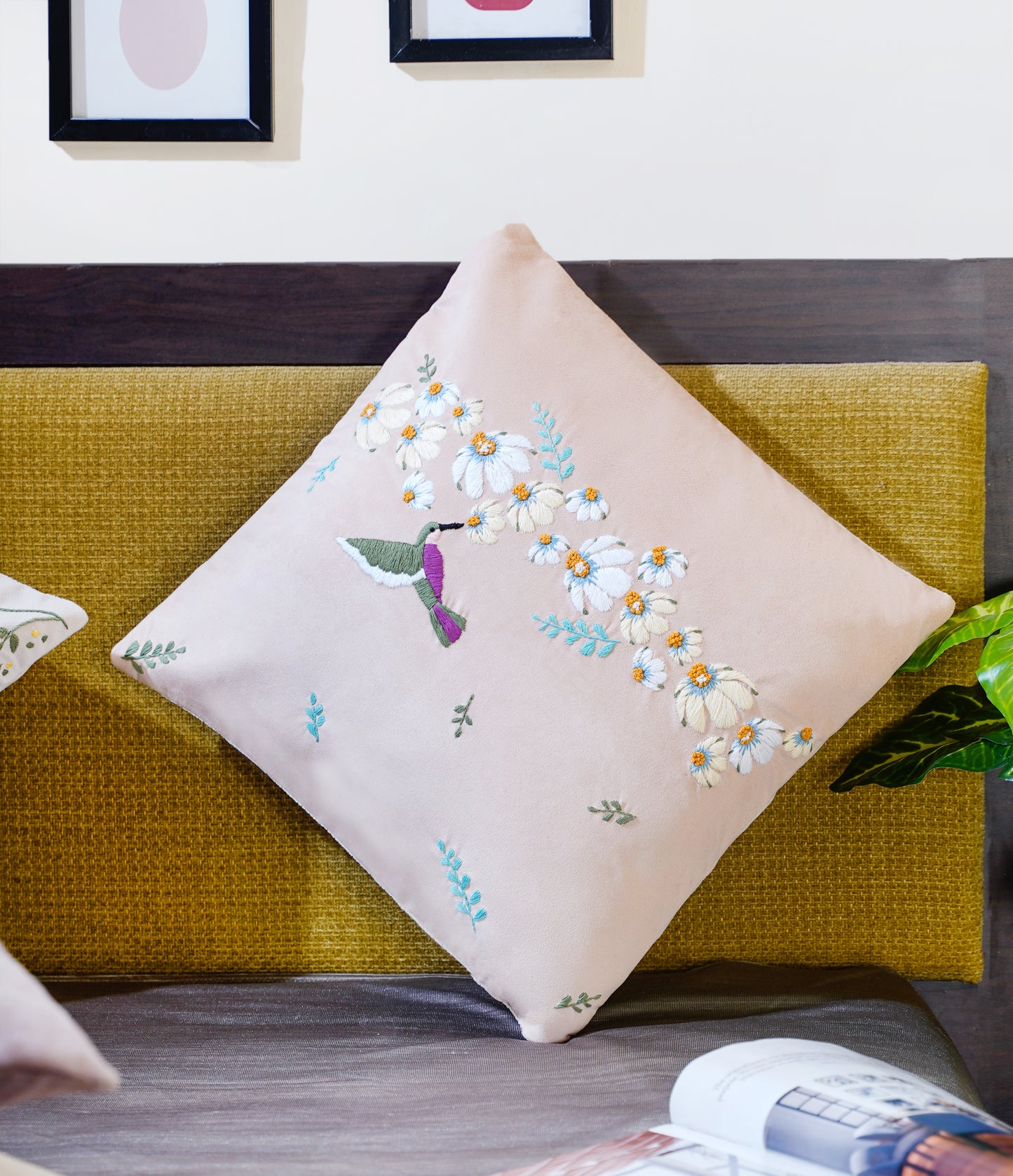 Spring Blooms Cushion Cover 16 inch