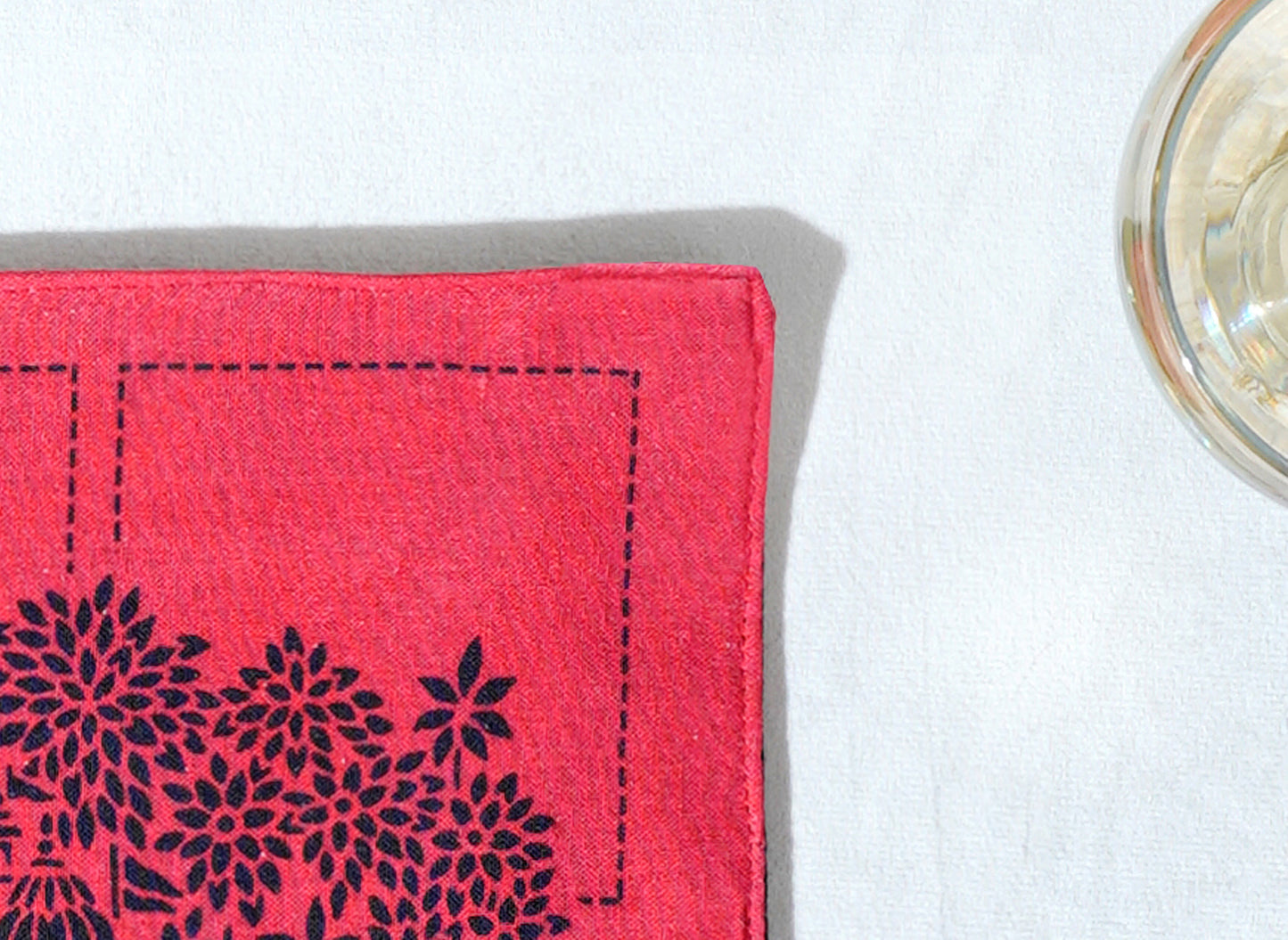 The Temple's Grace cotton Table Mat 12x18 Inch Set of 2