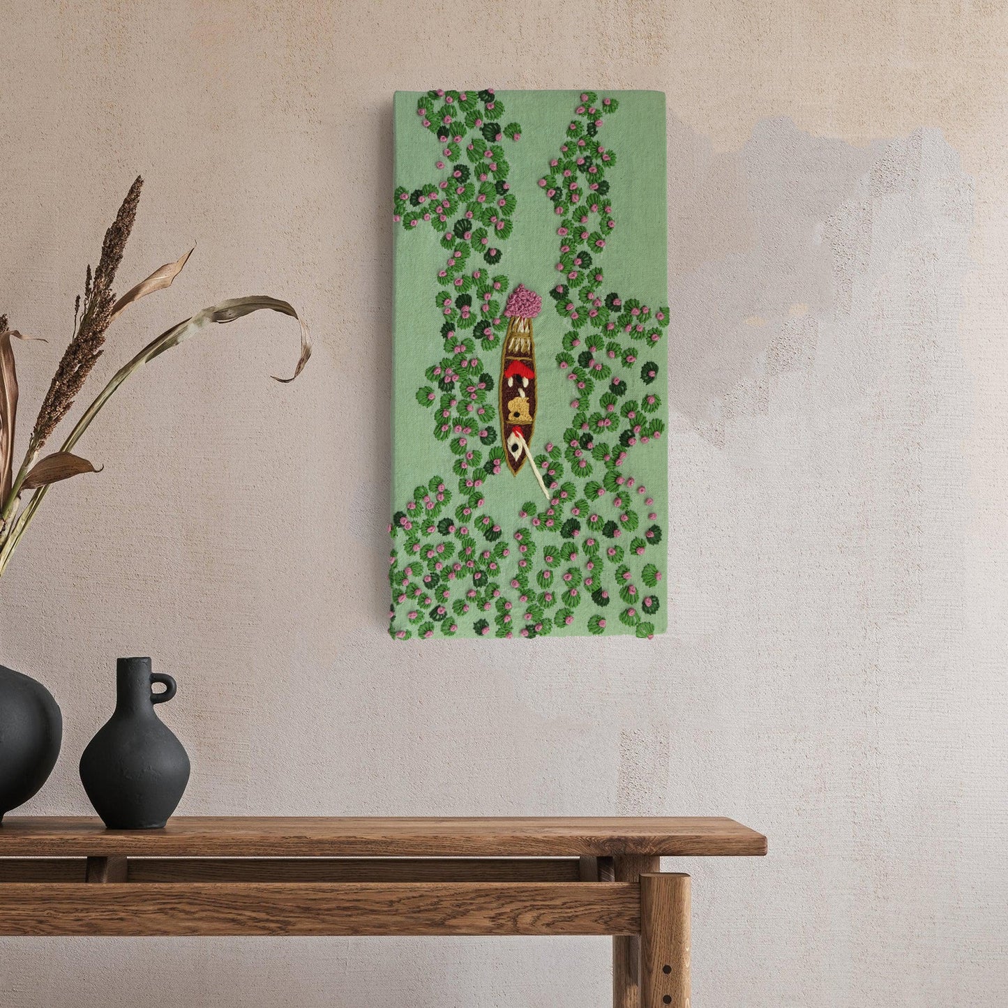 Winged Wanderlust canvas wall decor art for living room