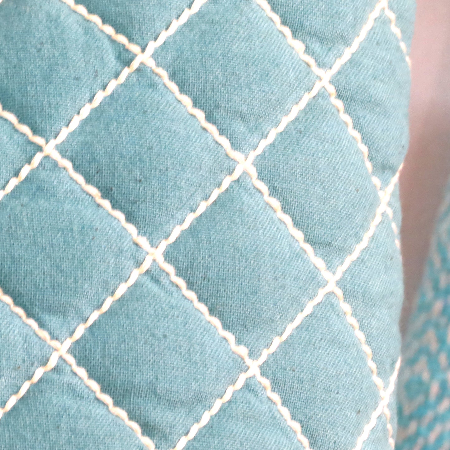 Classic Quilt Pastel Color Cotton Cushion Set of 4