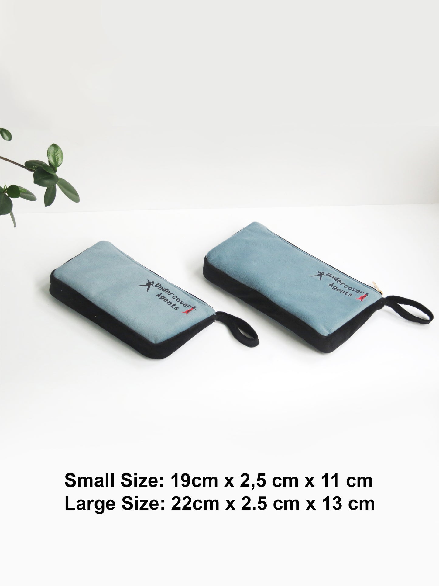 Undercover Agents Velvet Pouch Set of 2 – Blue