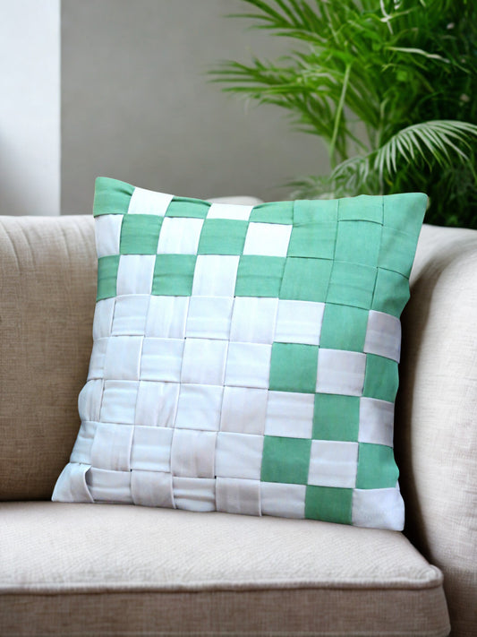 Modern Cushion Cover Inspired by Fabric Weave