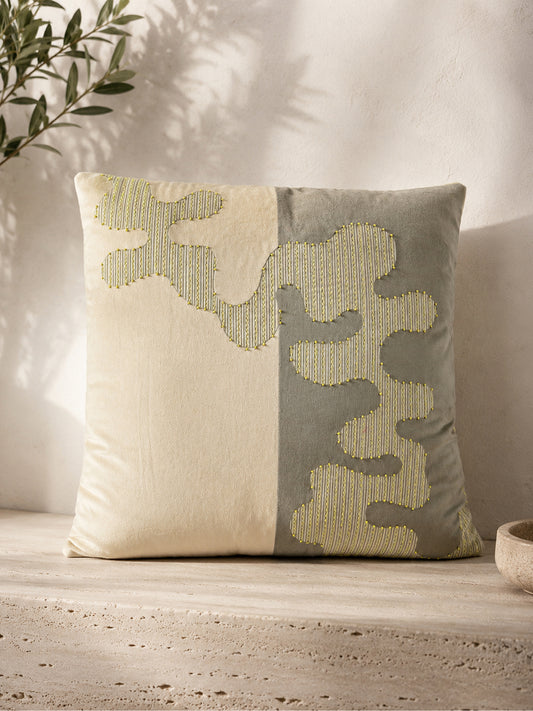 Echoes in Motion Modern Cushion Cover 16x16 Inch