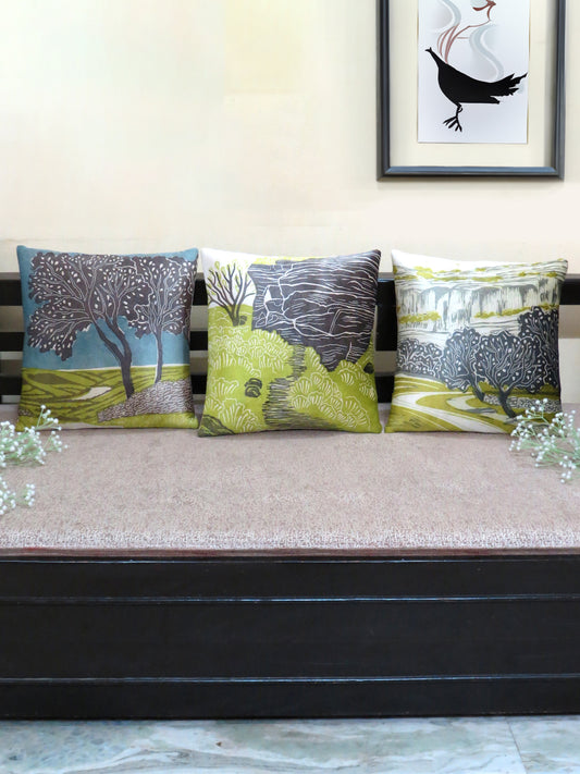 Nature Inspired Cushion Cover Set of 3 pcs