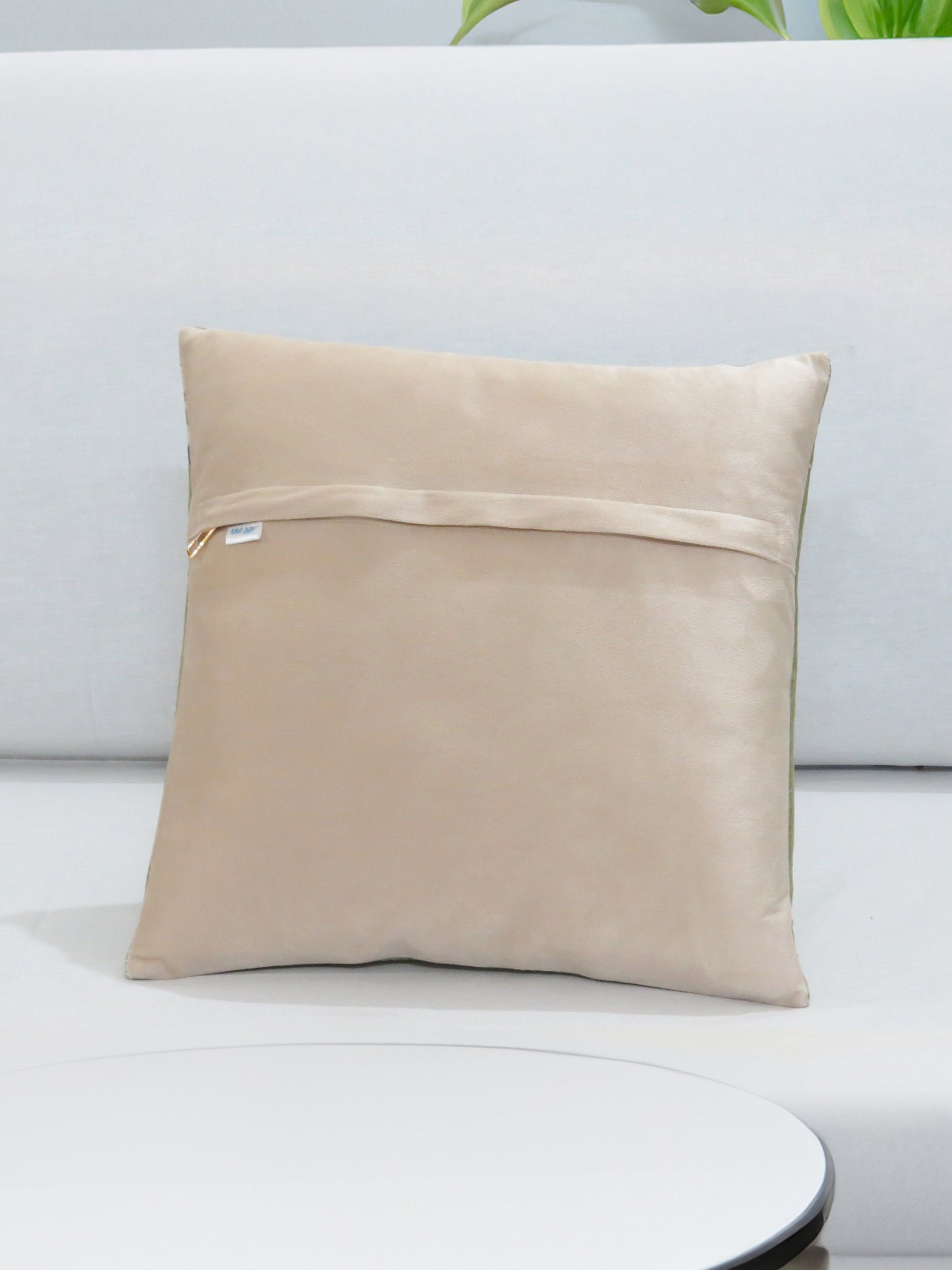 Christmas Carol Velvet Cushion Cover 16x16 Inch