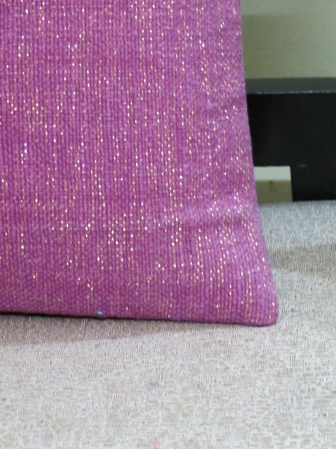 Regal Weave Mauve Texture Cotton Cushion Cover 16 Inch