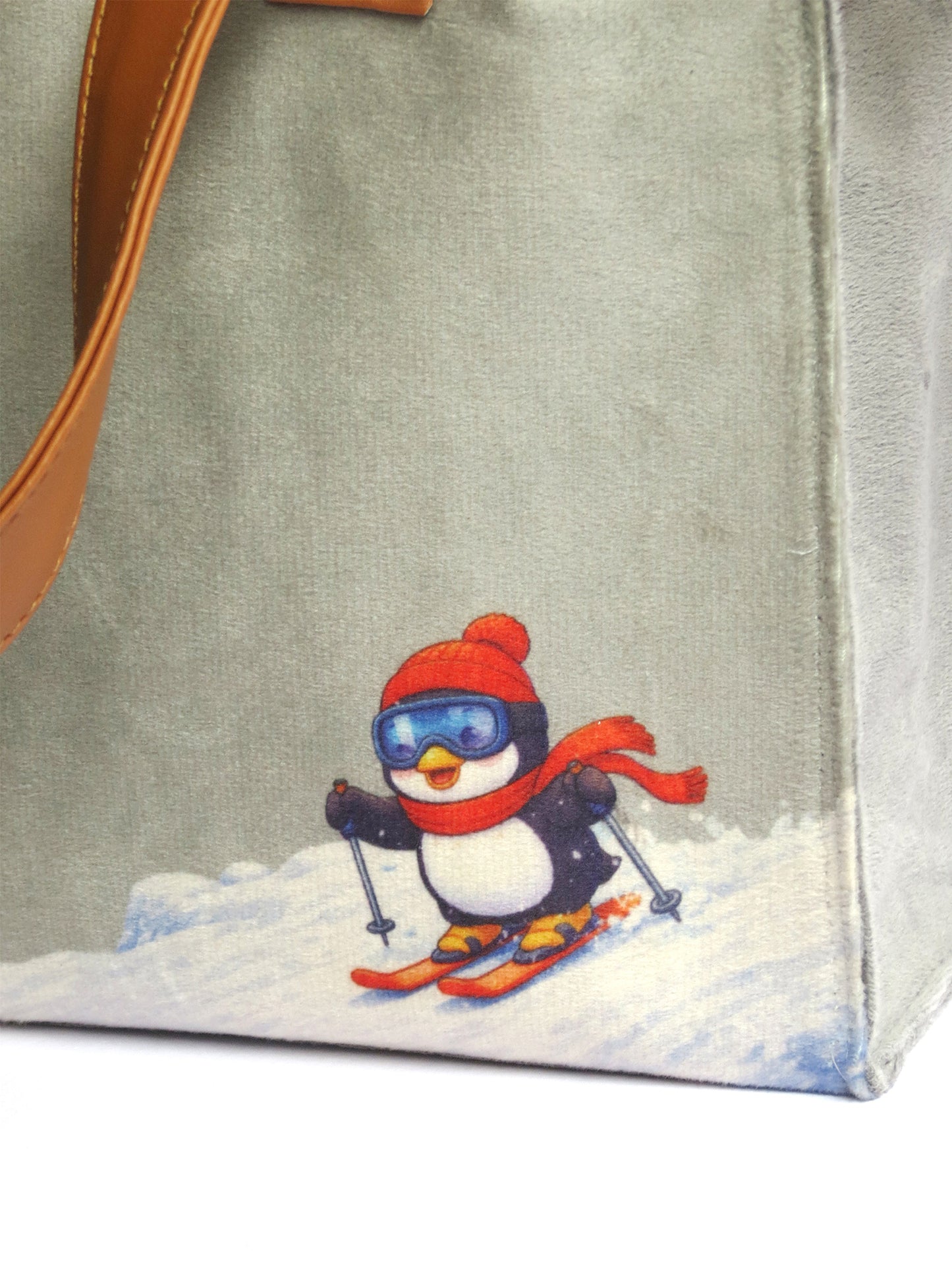 Printed Velvet Lunch Bag for Office Women & Men