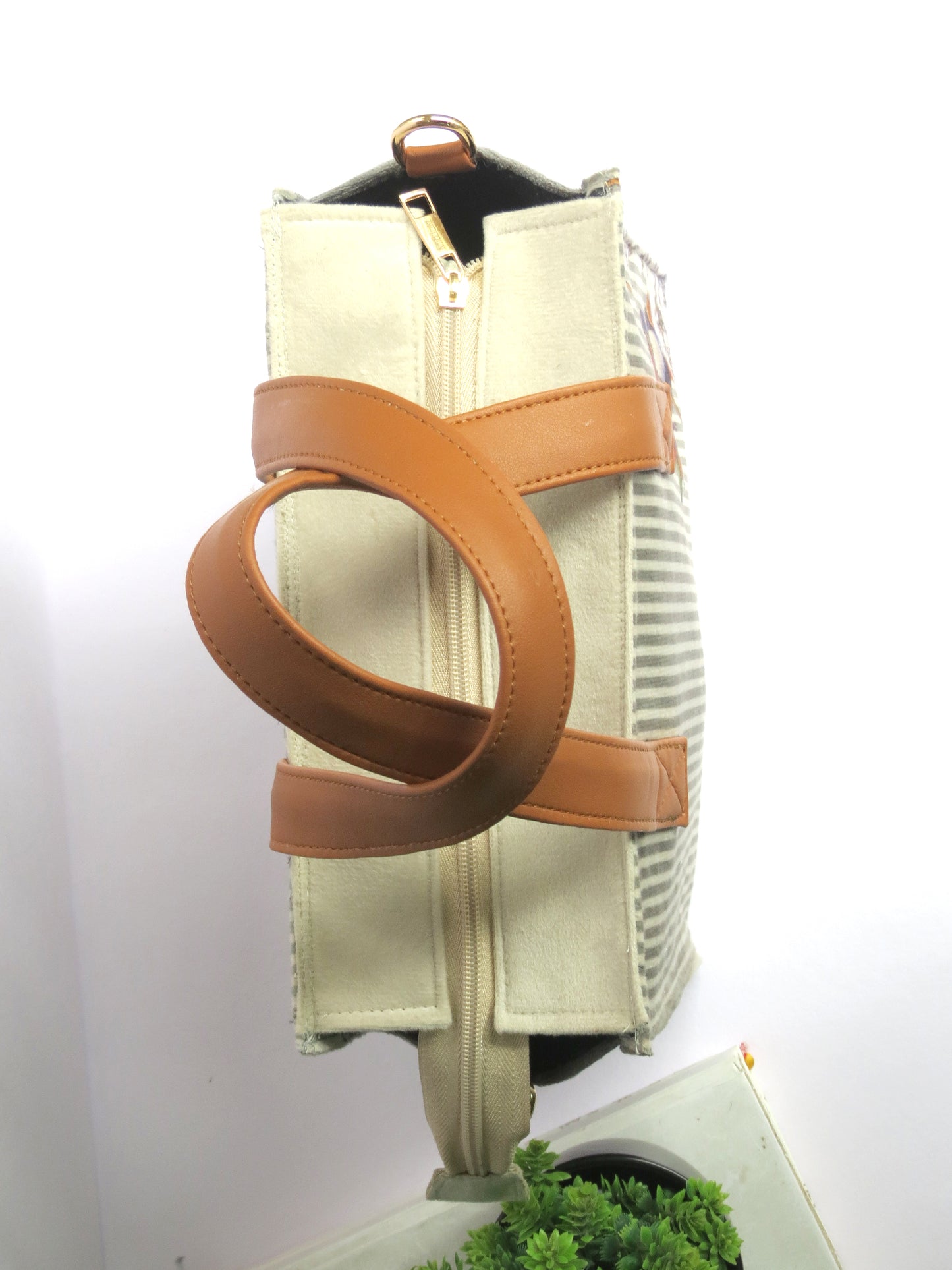Printed Velvet Lunch Bag for Office Women & Men