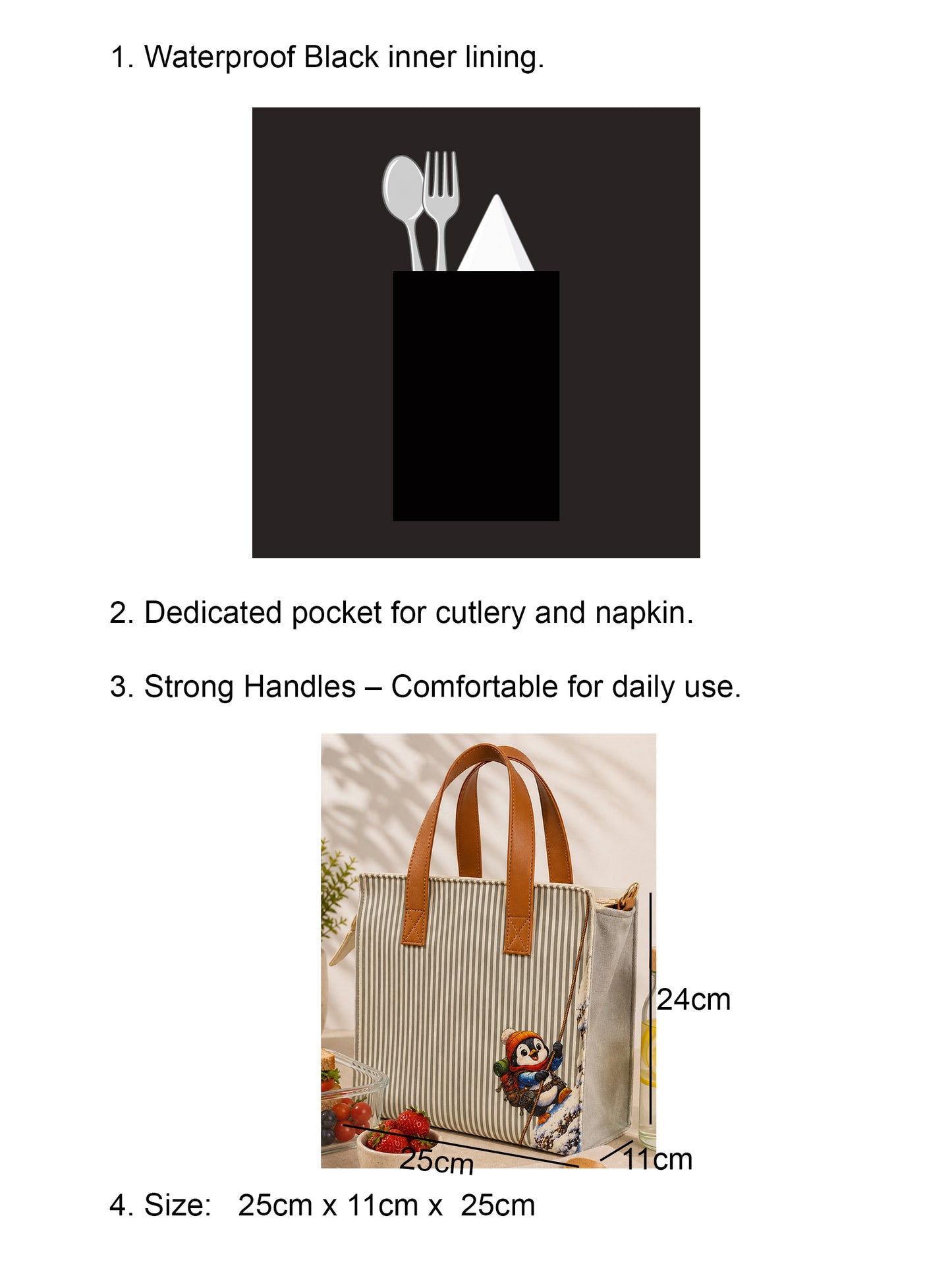 Printed Velvet Lunch Bag for Office Women & Men