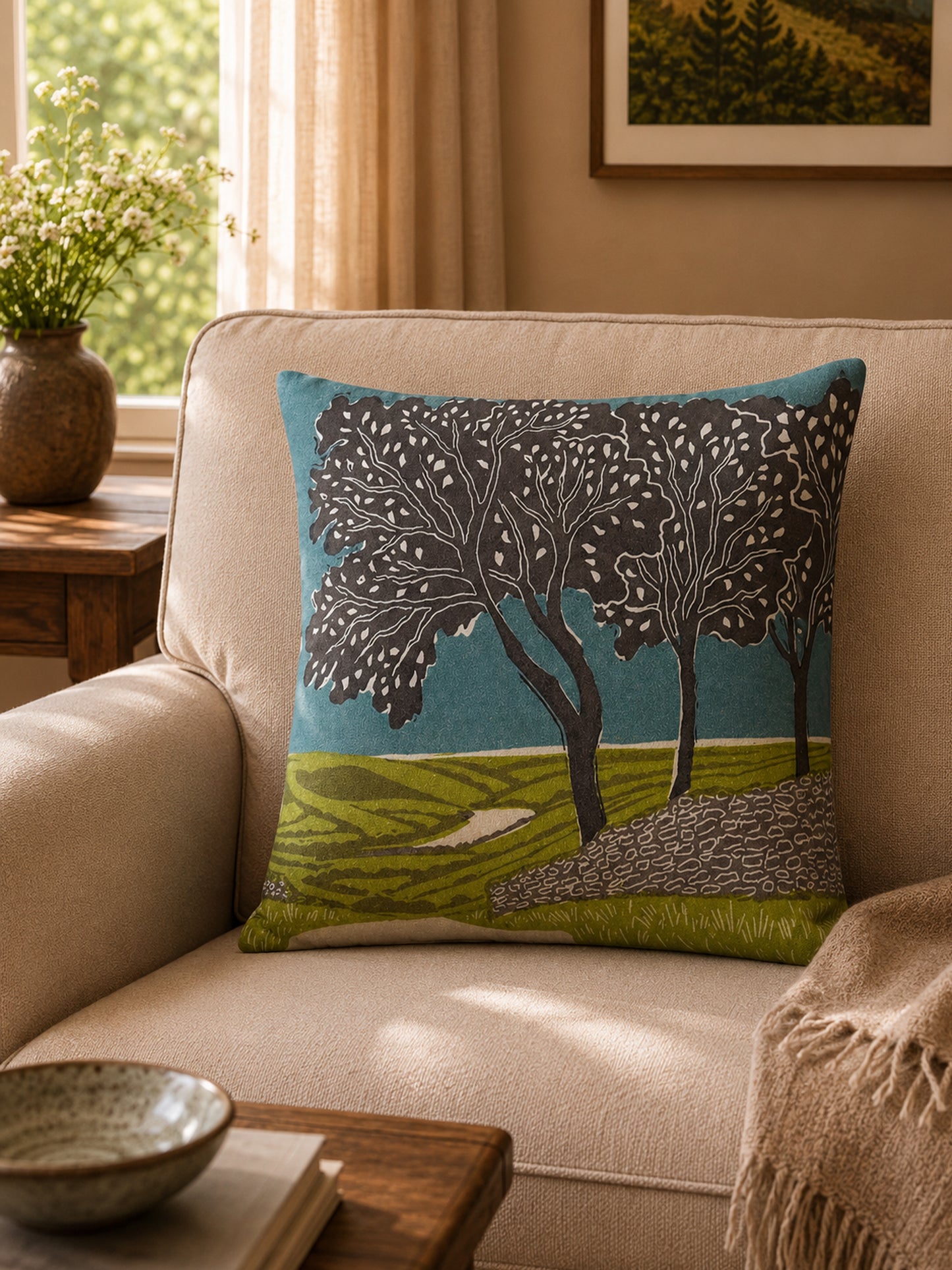 Nature Inspired Cushion Cover Set of 3 pcs