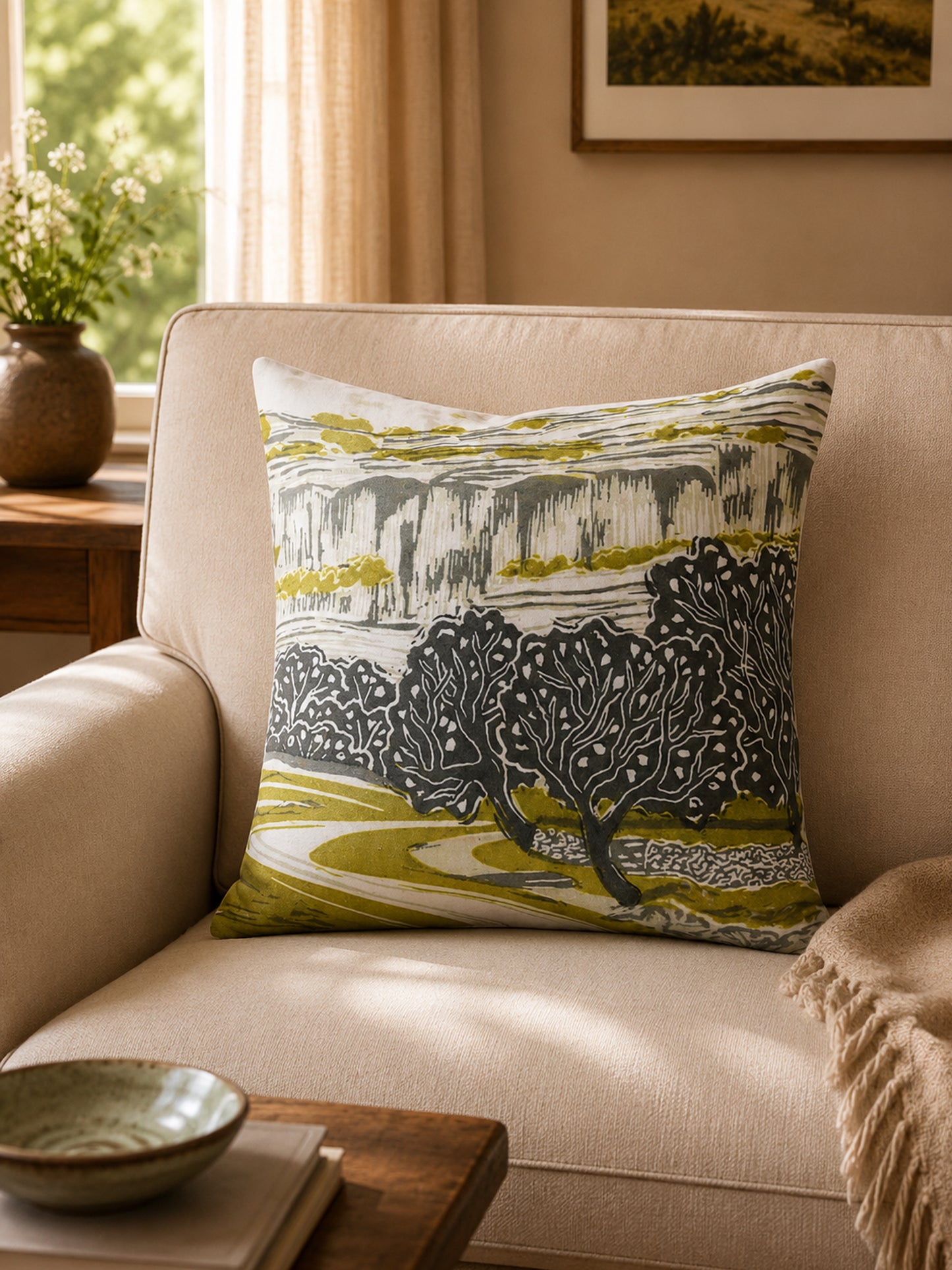 Nature Inspired Cushion Cover Set of 3 pcs