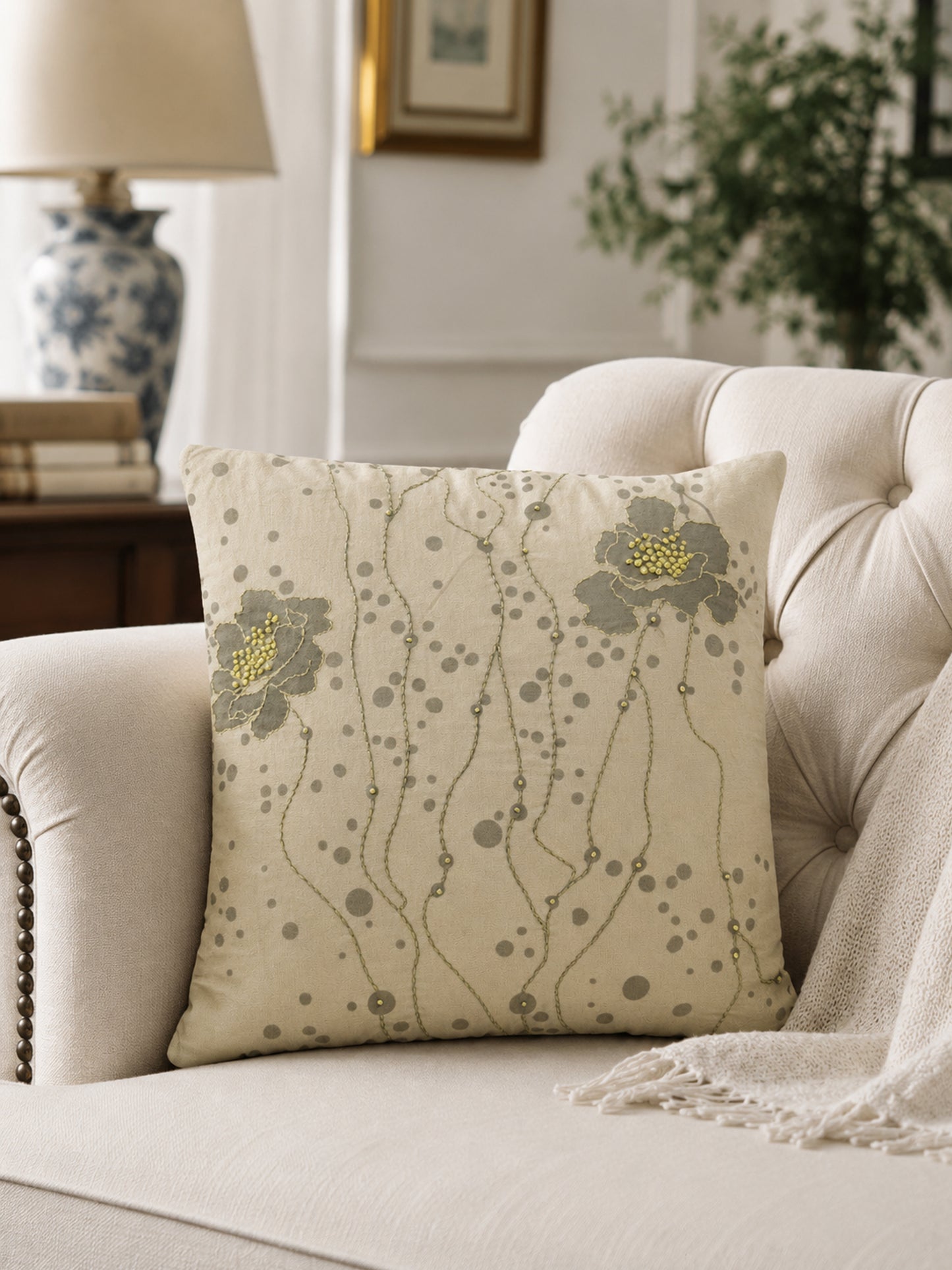 Wildflower Reverie Cushion Cover 16 Inches