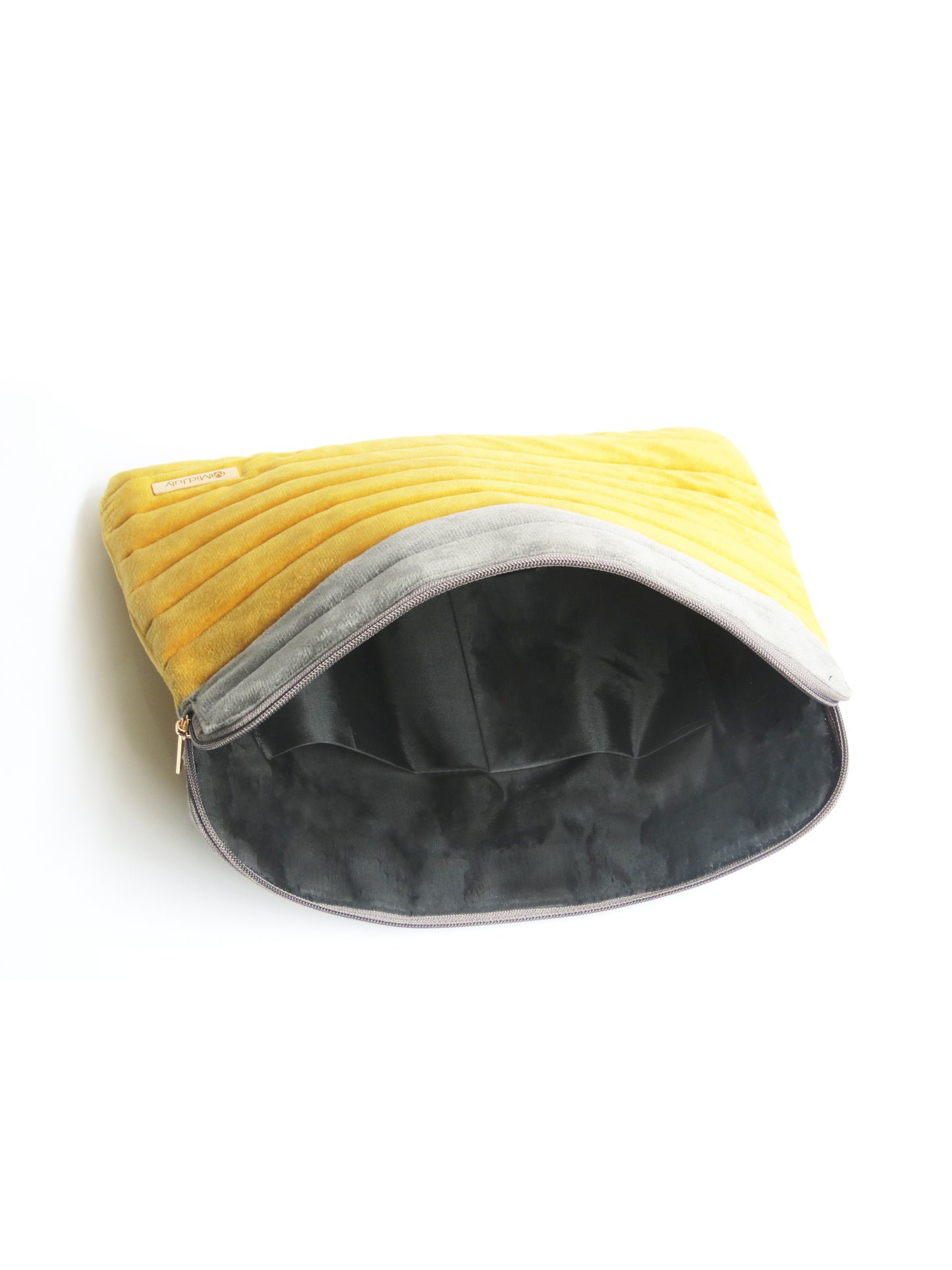 Velvet Laptop Sleeve – Yellow