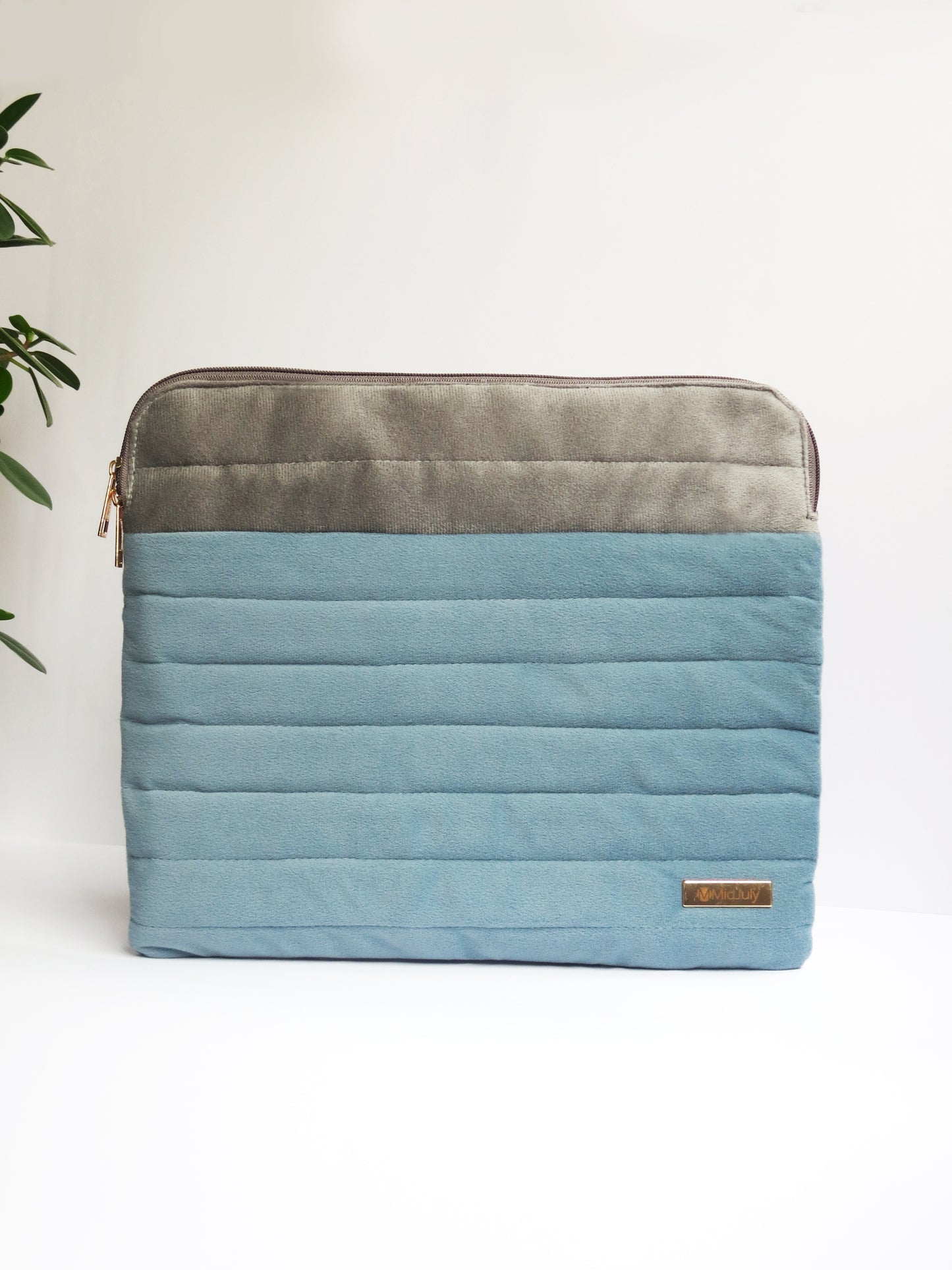 Velvet Laptop Sleeve – Blue