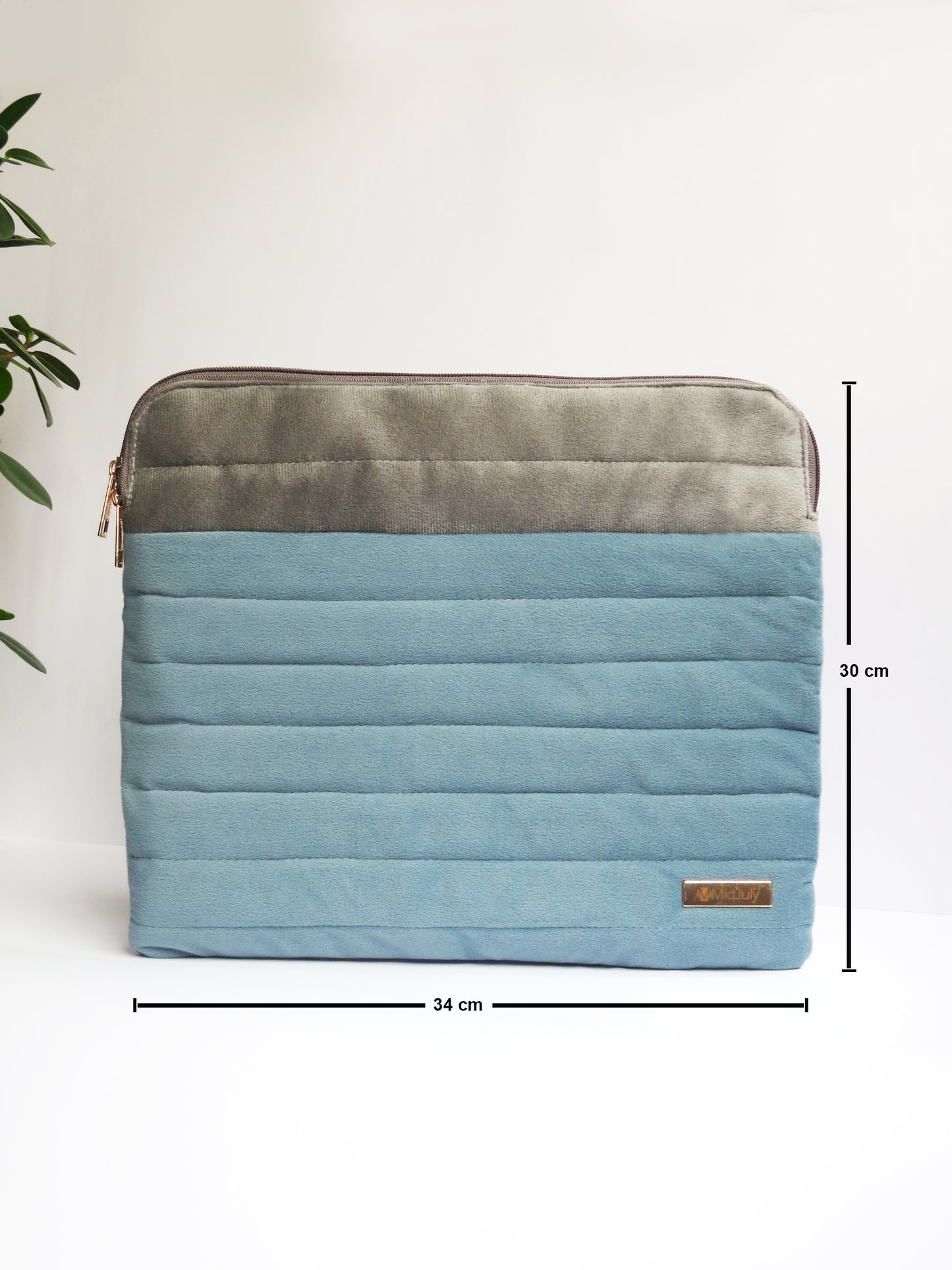 Velvet Laptop Sleeve – Blue