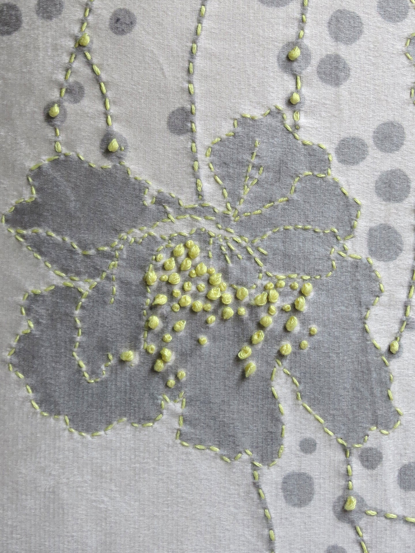 Wildflower Reverie White Velvet Floral Cushion Cover 16 Inches