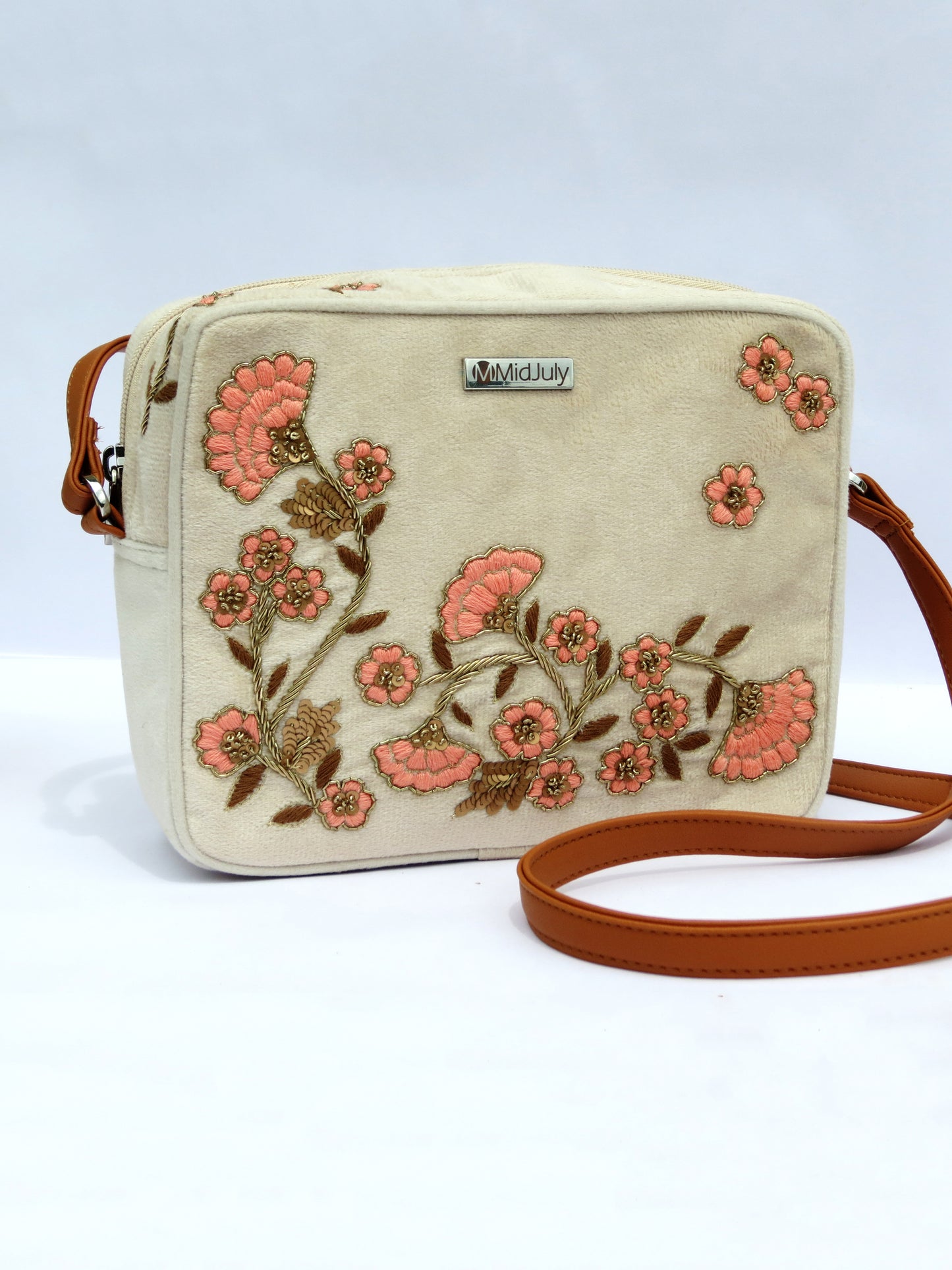 Blush Meadow Party Crossbody Bag
