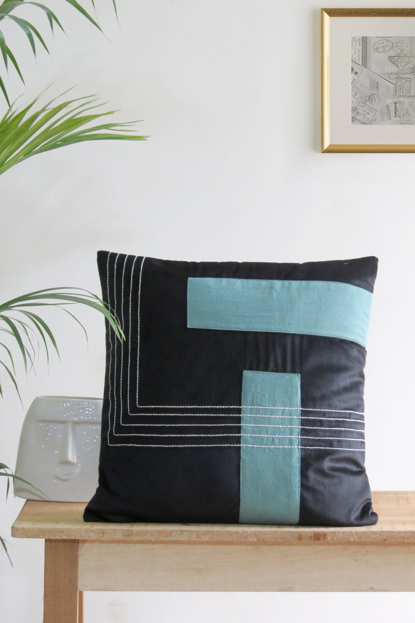 Dark Fantasy Black velvet cushion cover