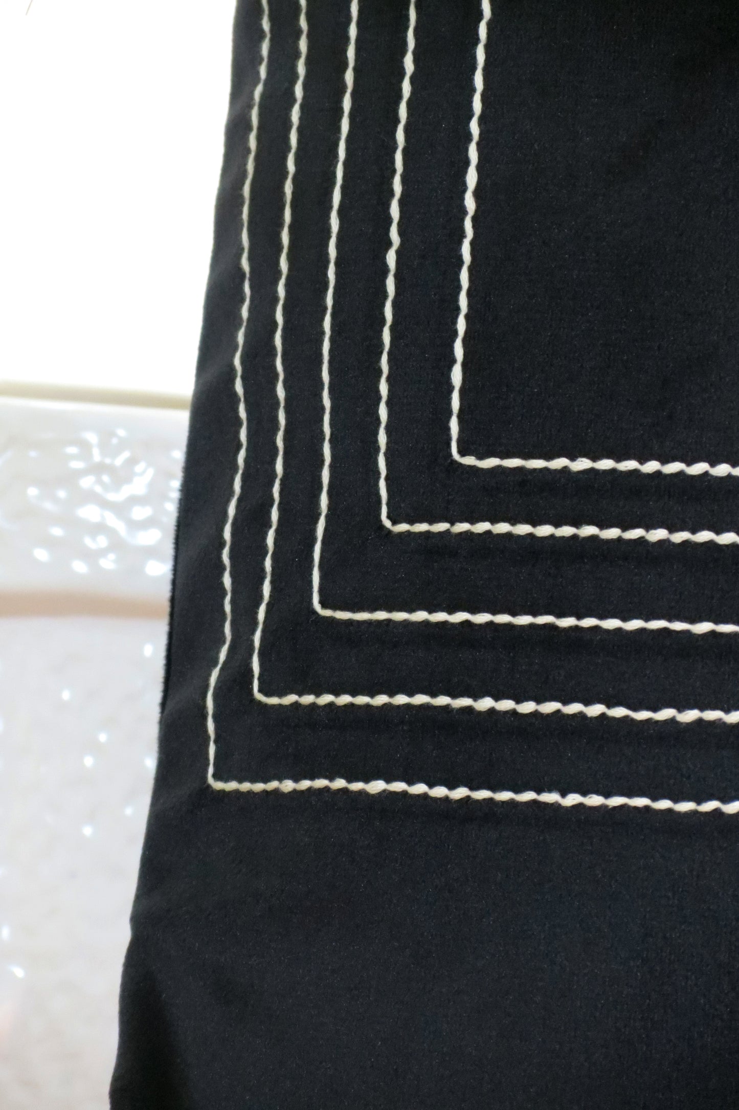 Dark Fantasy Black velvet cushion cover