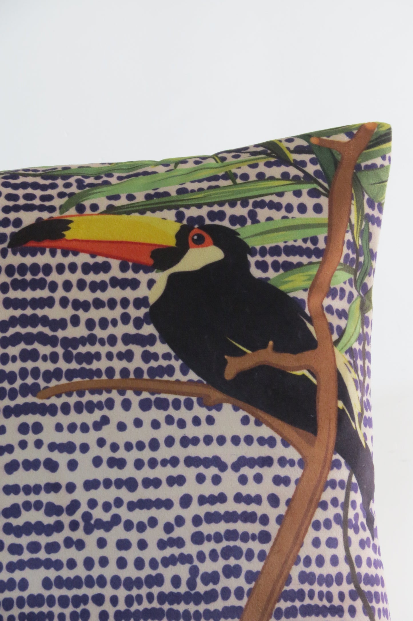 Tie-dye inspired cushion cover