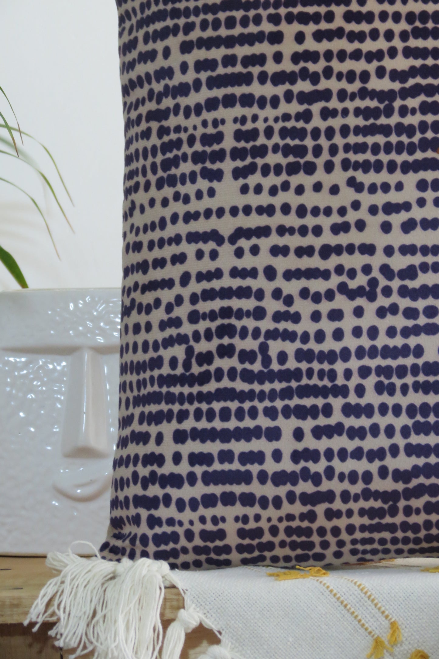 Tie-dye inspired cushion cover