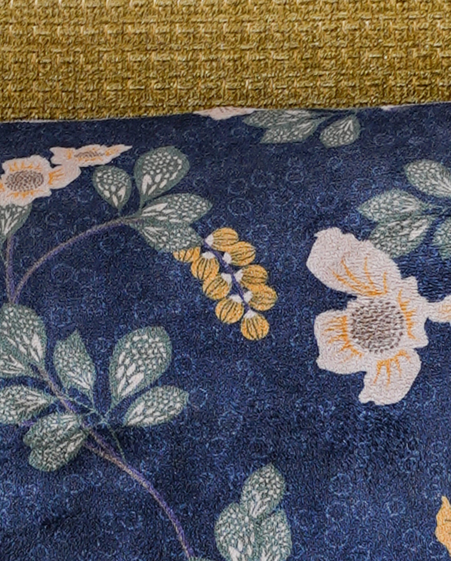 Green Premium Enchanted Wilderness Floral Embroidered Cushion Cover 2 Pcs Set