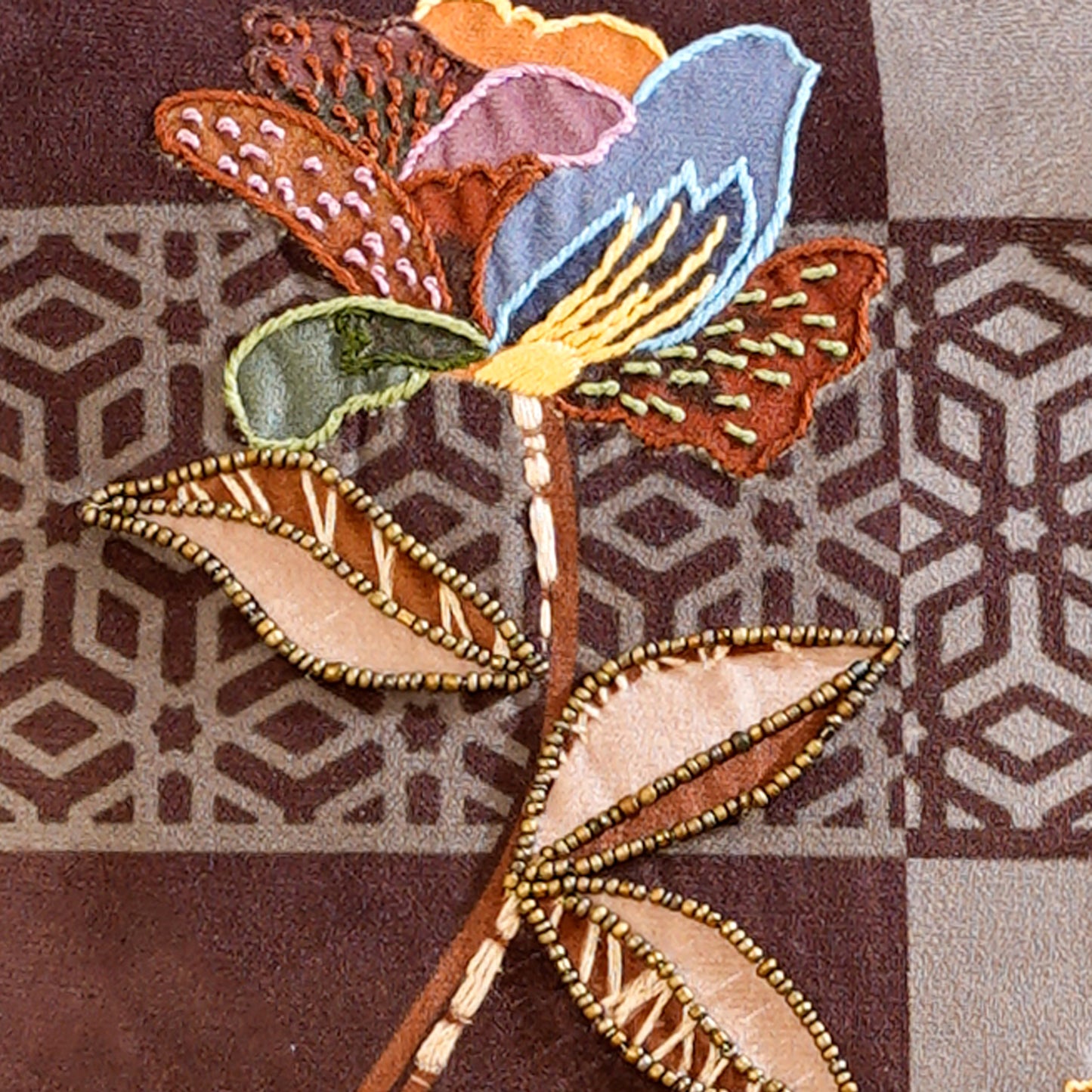 Infinite Petals velvet Cushion Cover 16x16 Inch