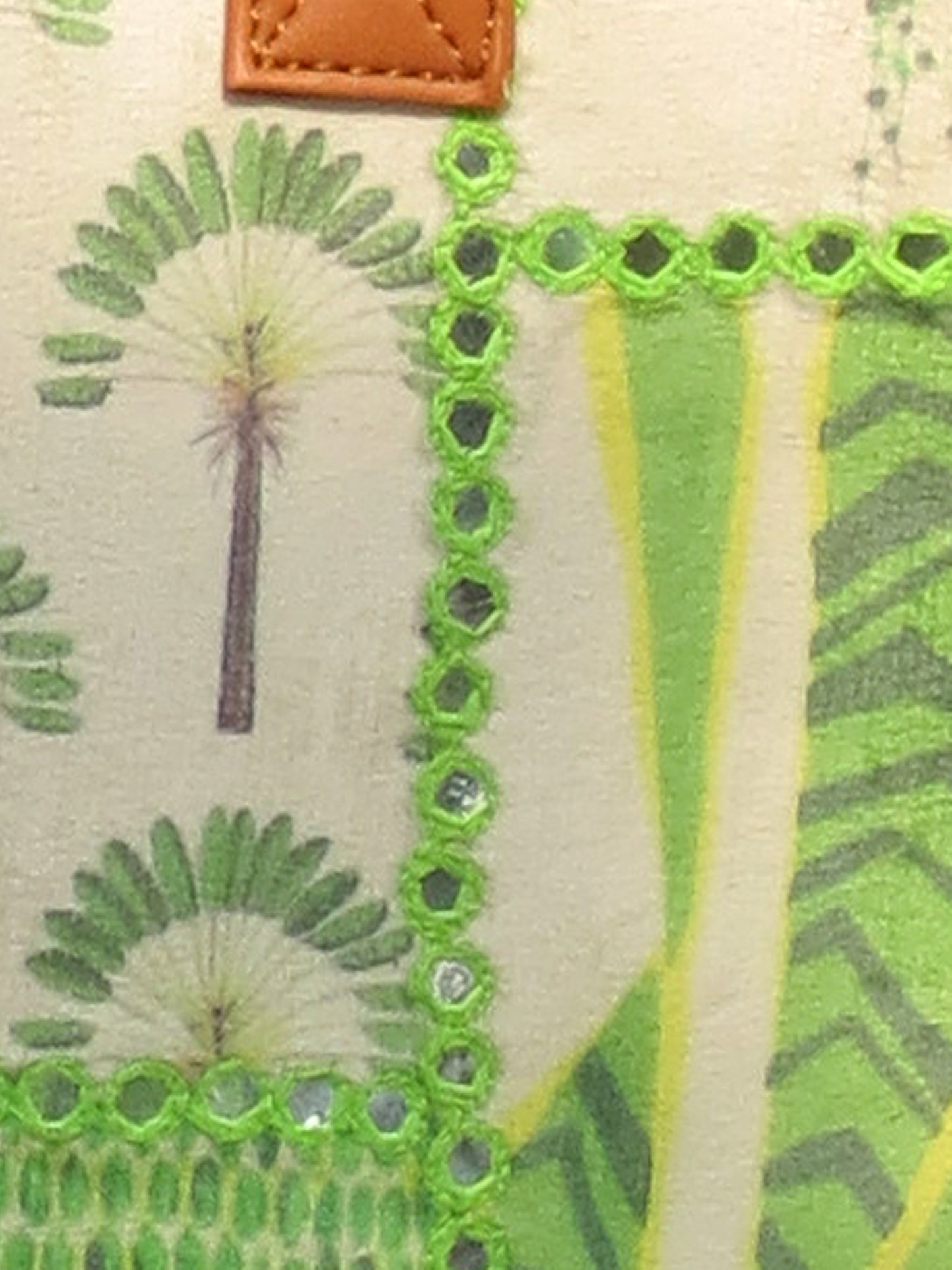 Tropical Print Lunch Bag for Office Women