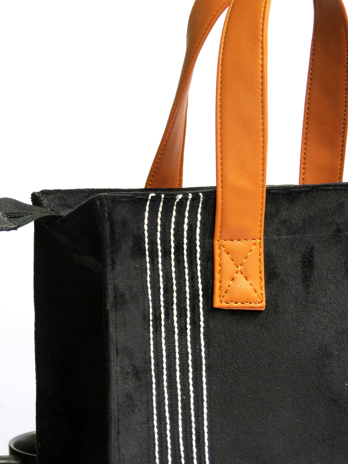Velvet Lunch Bag for Office with Bottle Space – Reusable, Stylish & Spacious Tiffin Tote
