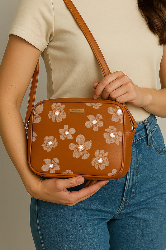 Floral Airport Sling Bag